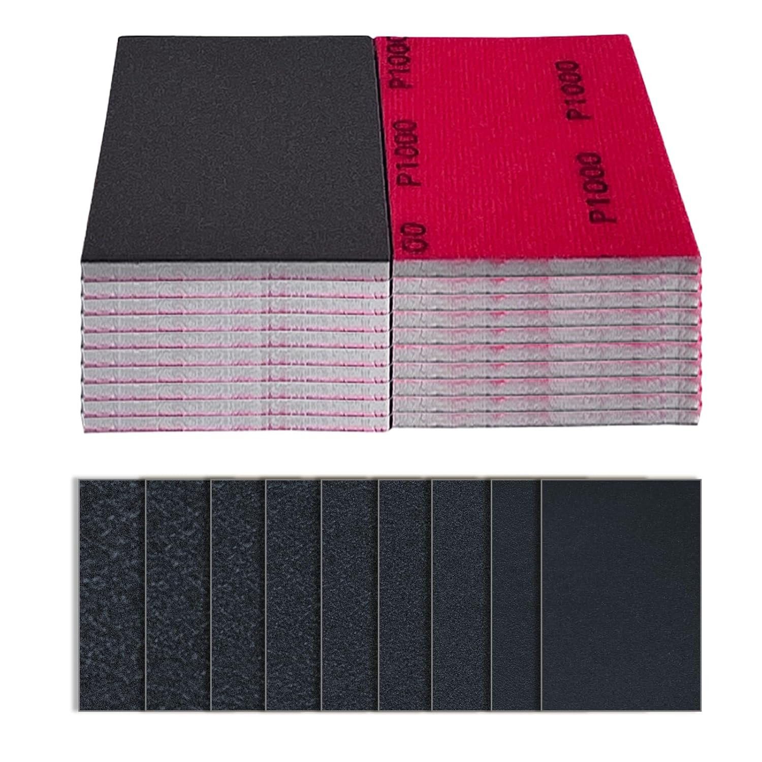 20pcs 180-3000 Grit,Sand Paper for Wood Furniture,Drywall Sanding Sponge,Wet …