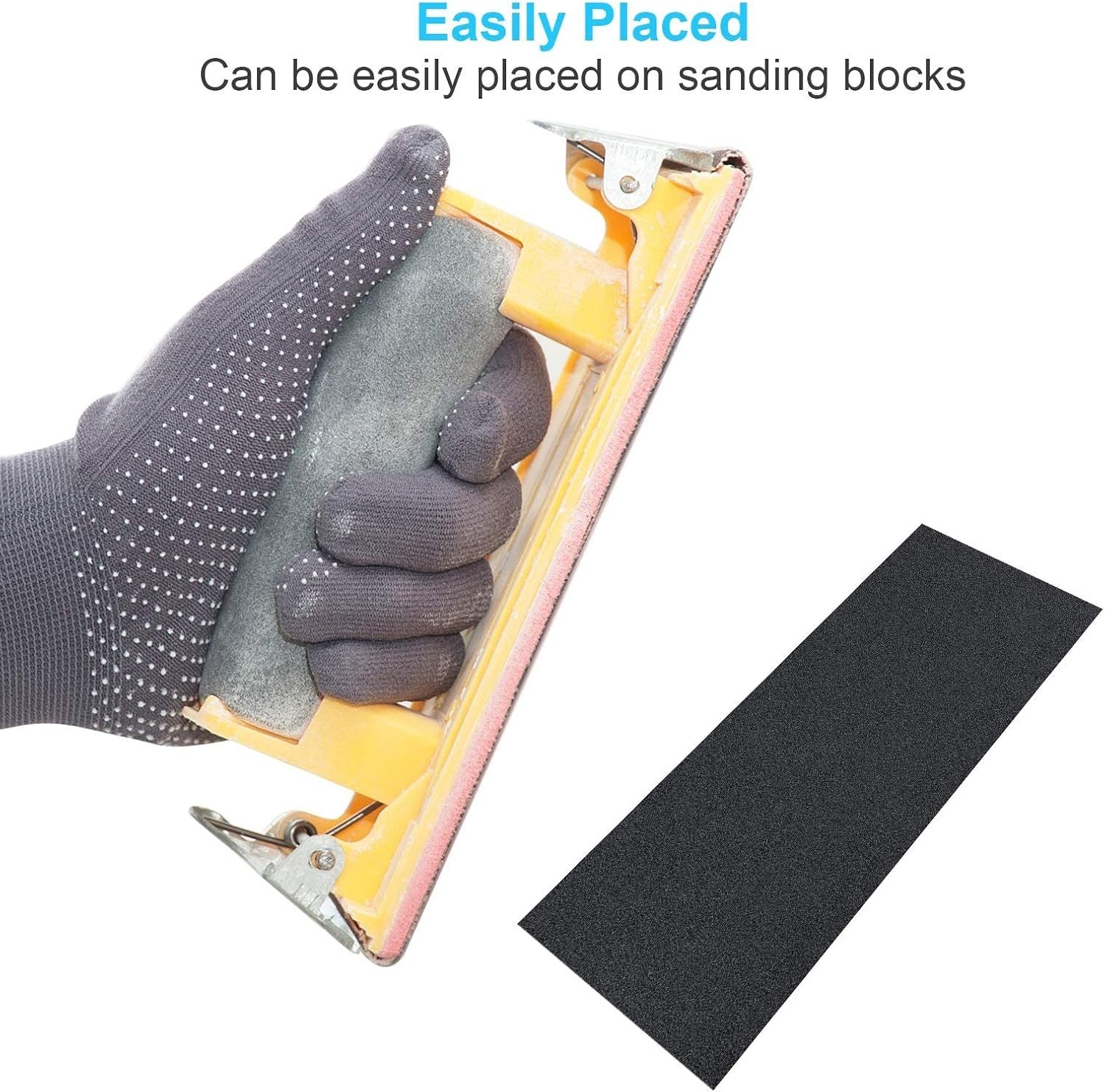 Sandpaper Sheets, 48 Pc, 9 x 3.6 Inch, Assorted Grit, Wet Dry, Silicon Carbide