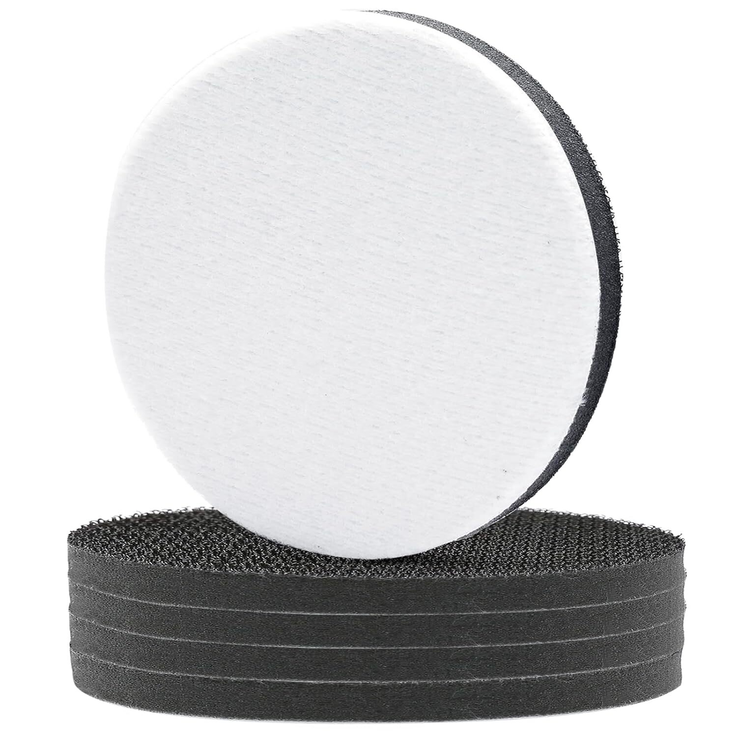 5PACK 6 in Soft Foam Interface Sanding Disc Sander Buffer Hook Loop Backing Pad