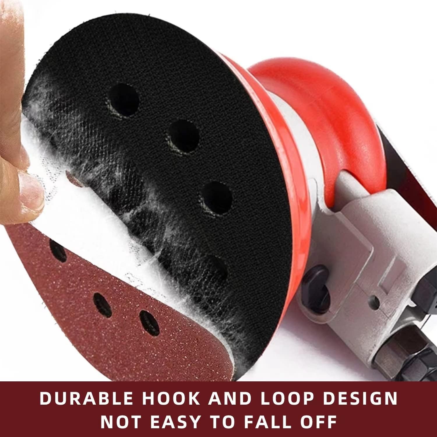 300 PCS 5 In 8-H AO Sanding Discs 60-600 Assorted Grit Hook Loop 125MM Sandpaper