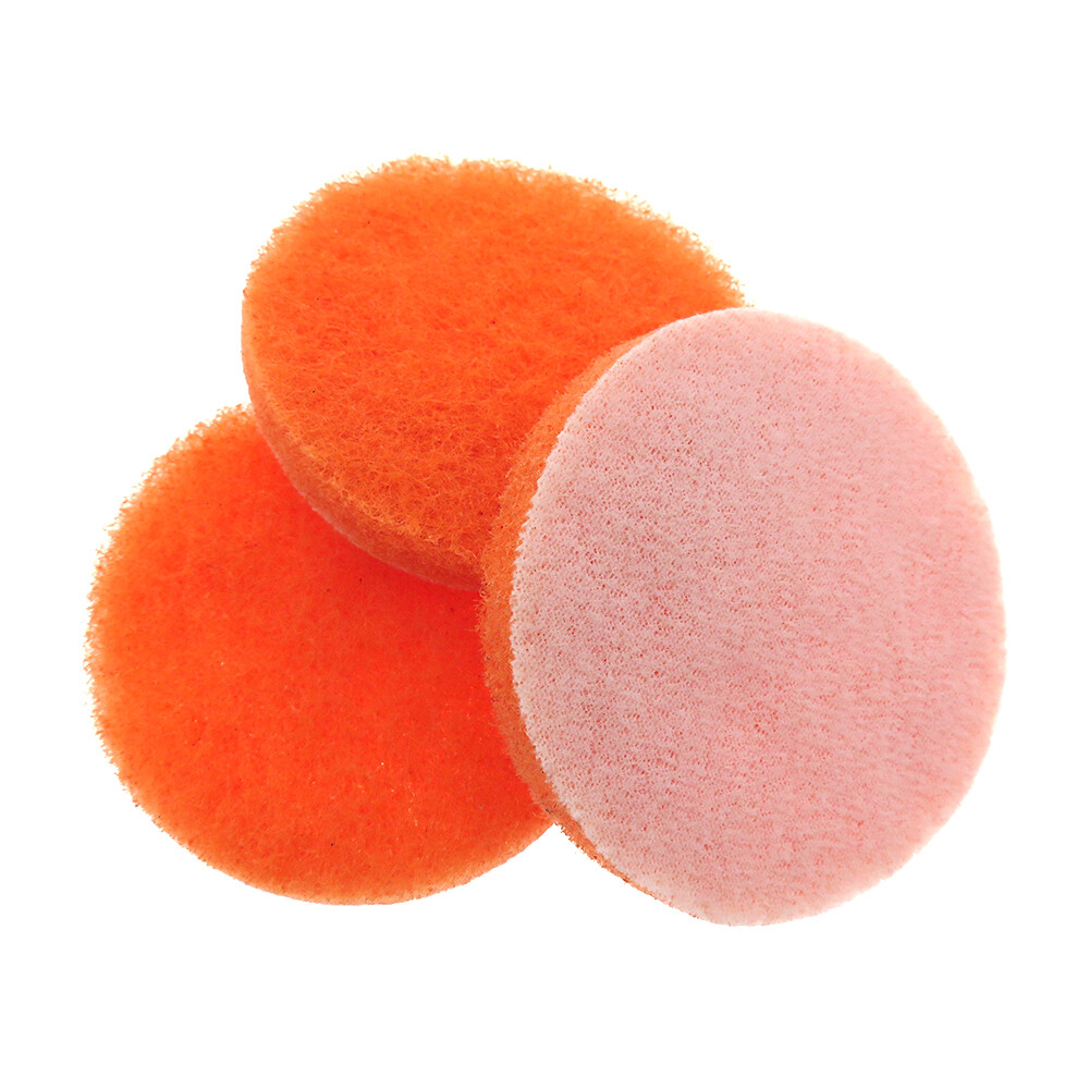 3″ 75mm Hook & Loop Scouring Pads Flocking Sanding Discs 240-3000 Grit Polishing
