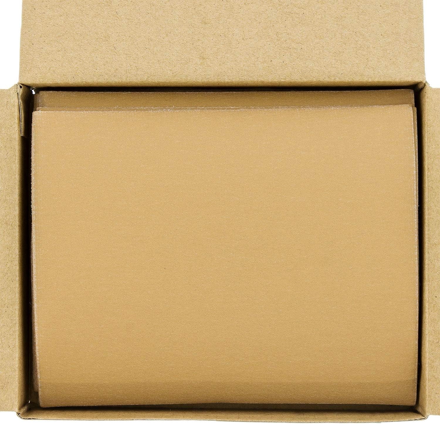 1/4 Sheet Gold Sandpaper Sheets, 240 Grit Box of 25 – 4.5″ x 5.5″ Size Hook &…