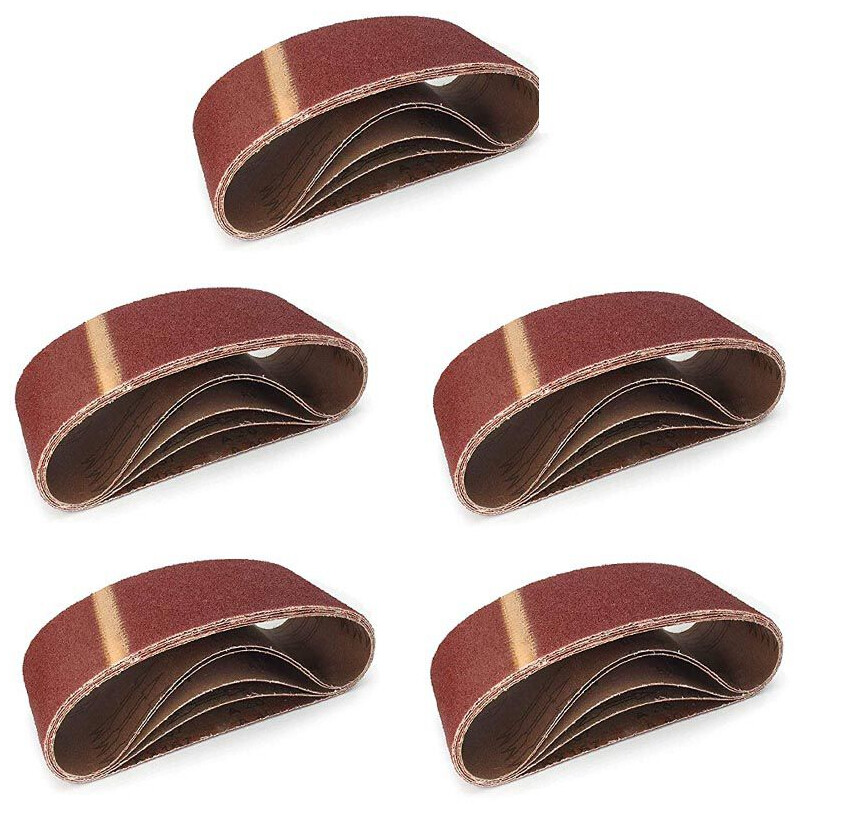 SATC 3×21 in Aluminum Oxide Belt Sander 75x533mm Sanding Belt 100 Grit For Metal