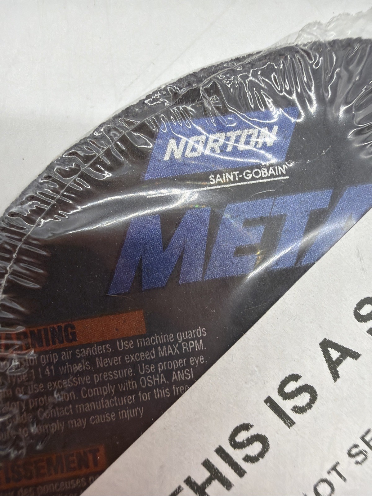 Norton Job Pack 5 Cutoff Wheels, 4in. Dia., 15,280 RPM, Model# 07660703987.