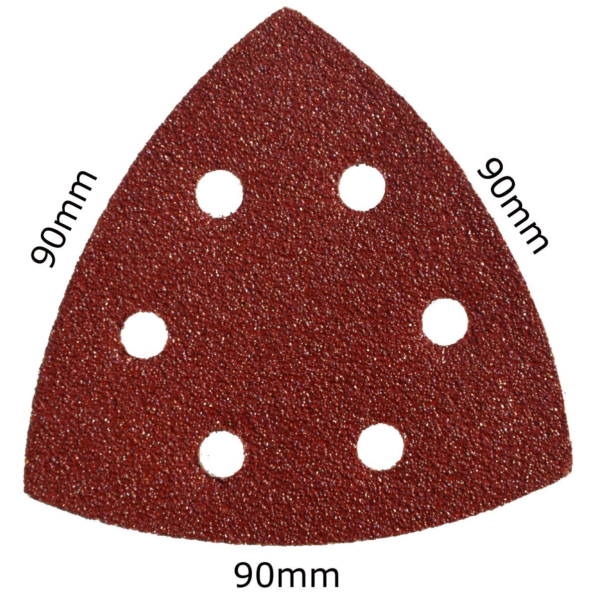 XXGO 100 Pcs 90mm 3-1/2 Inch ” 6 Hole Triangle – 100 Pcs, Maroon