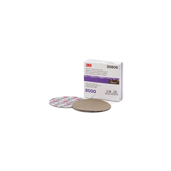 3M 30806 Trizact Hookit Discs P8000 150 Pack Of 15 Pieces