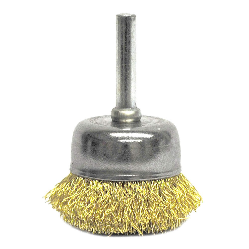 WEILER 93811 Crimped Wire Cup Brush,1-3/4 In.,1/4 In. 33M615