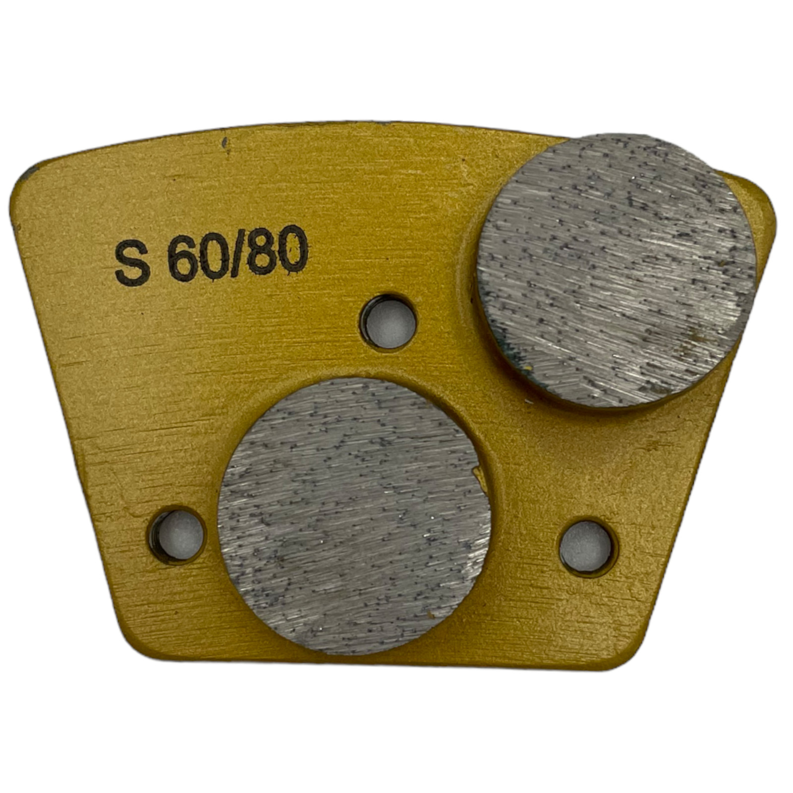 Grinding Disc Pads Soft Bond for Bolt on Grinders Hard Concrete Surface 60 Grit