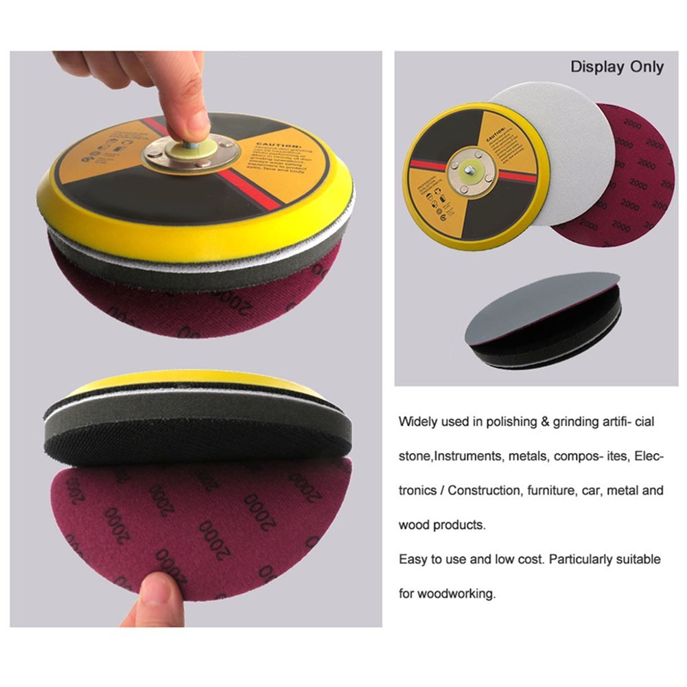 Rough and Fine 6 inch Sanding Discs 1500 2000 3000 5000 Grit Wet Dry Sandpaper