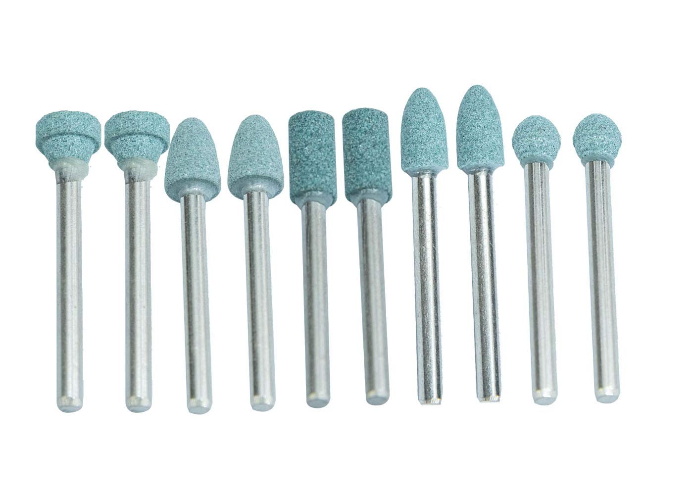 10 Pcs Various Shape Silicon Carbide Grinding Stone Sets