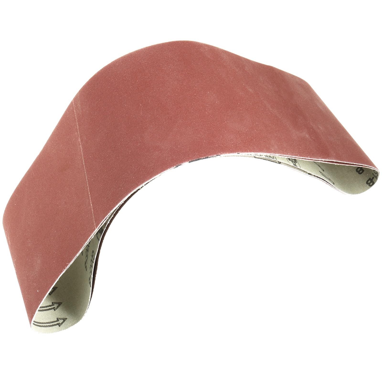4-Inch x 36-Inch Aluminum Oxide Sanding Belt 400 Grits Flush Joint 2pcs