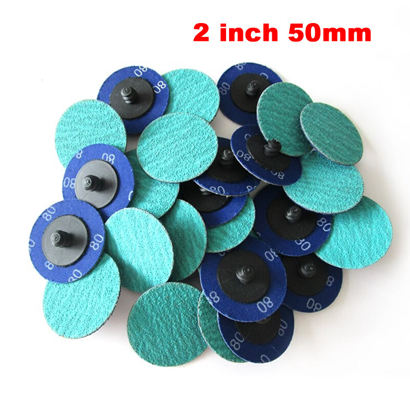2 inch 50mm 60/80/100/120 Grit Type 3M 577F Sanding Discs Abrasive Roll Lock