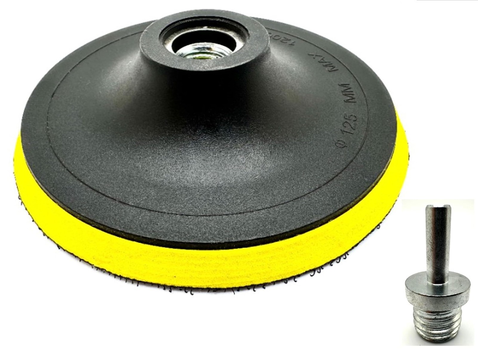 Pro-Graad 1 Pack 5″ Hook and Loop Backing Pads Foam Backer Pad with 5/8”-11 –…