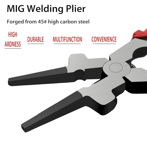 8″ MIG Welding Pliers with Insulated Handle – Multifunction Pliers Carbon Steel