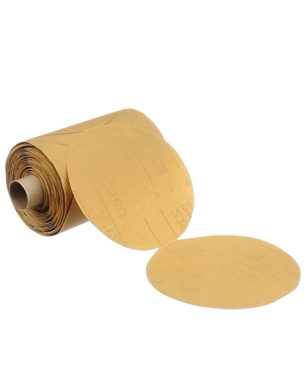 NEW 3M P220 Stikit Gold Paper Sanding Disc Sand Paper 01423 216U 5″ Disc QTY 175