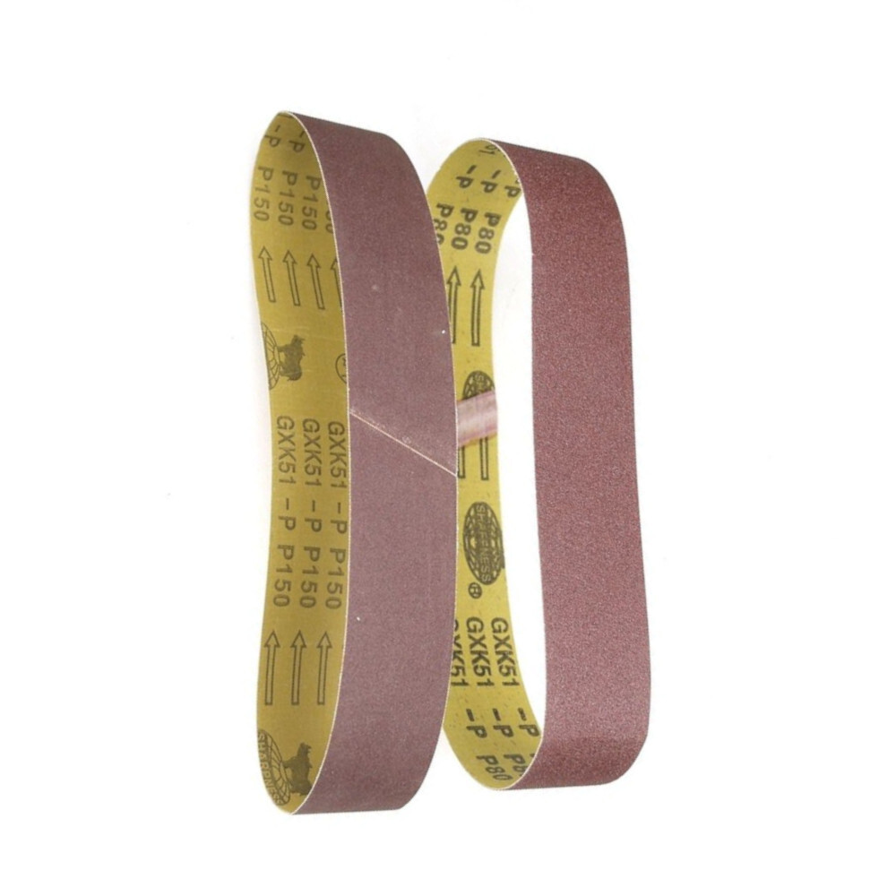 10 Pieces 686 * 50mm Abrasive Sanding Belts 2in * 27in P40-P1500 Coarse to Fine