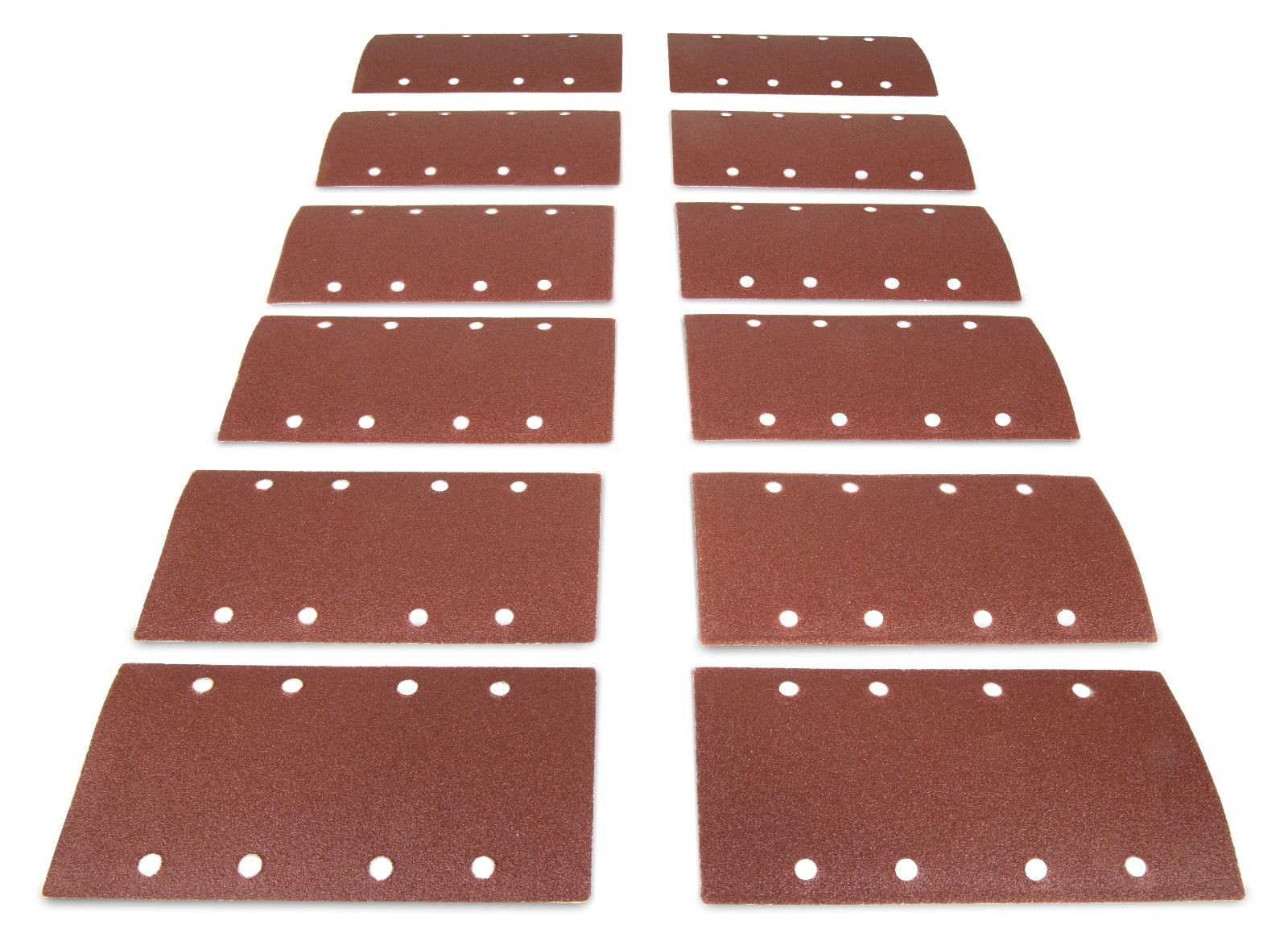 WEN 6313SP 1/3 Sheet Sander Sandpaper, 12-Pack, Assorted Grits
