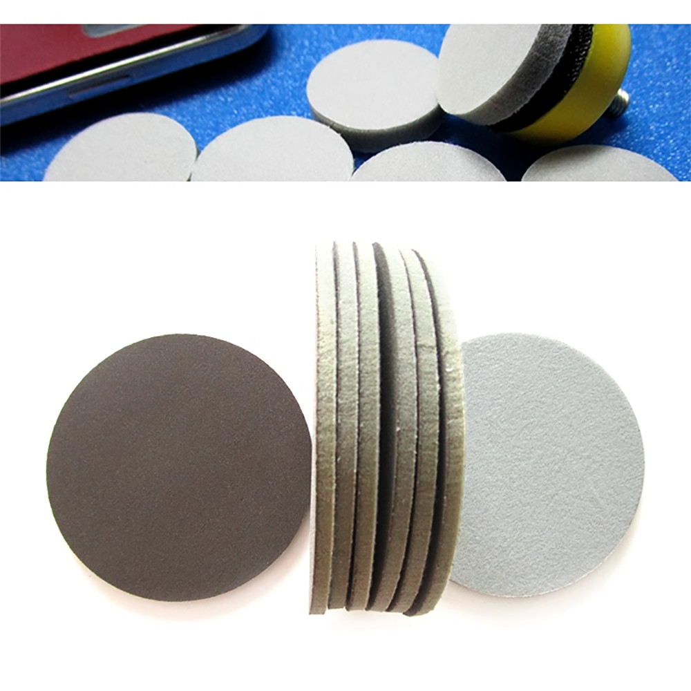 125mm 5 Inch Wet And Dry Sponge Red Sandpaper Foam Sanding Discs 300#-2000# Grit