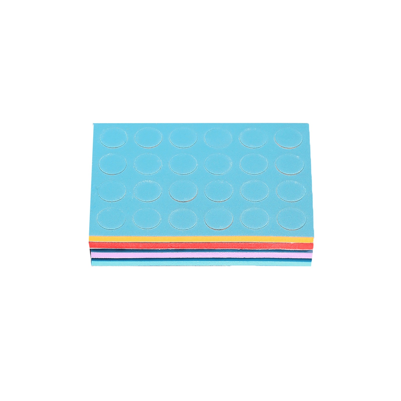 1Set 5mm/10mm Self-Adhesive Double Side Round Sponge Sandpaper Model Tool B