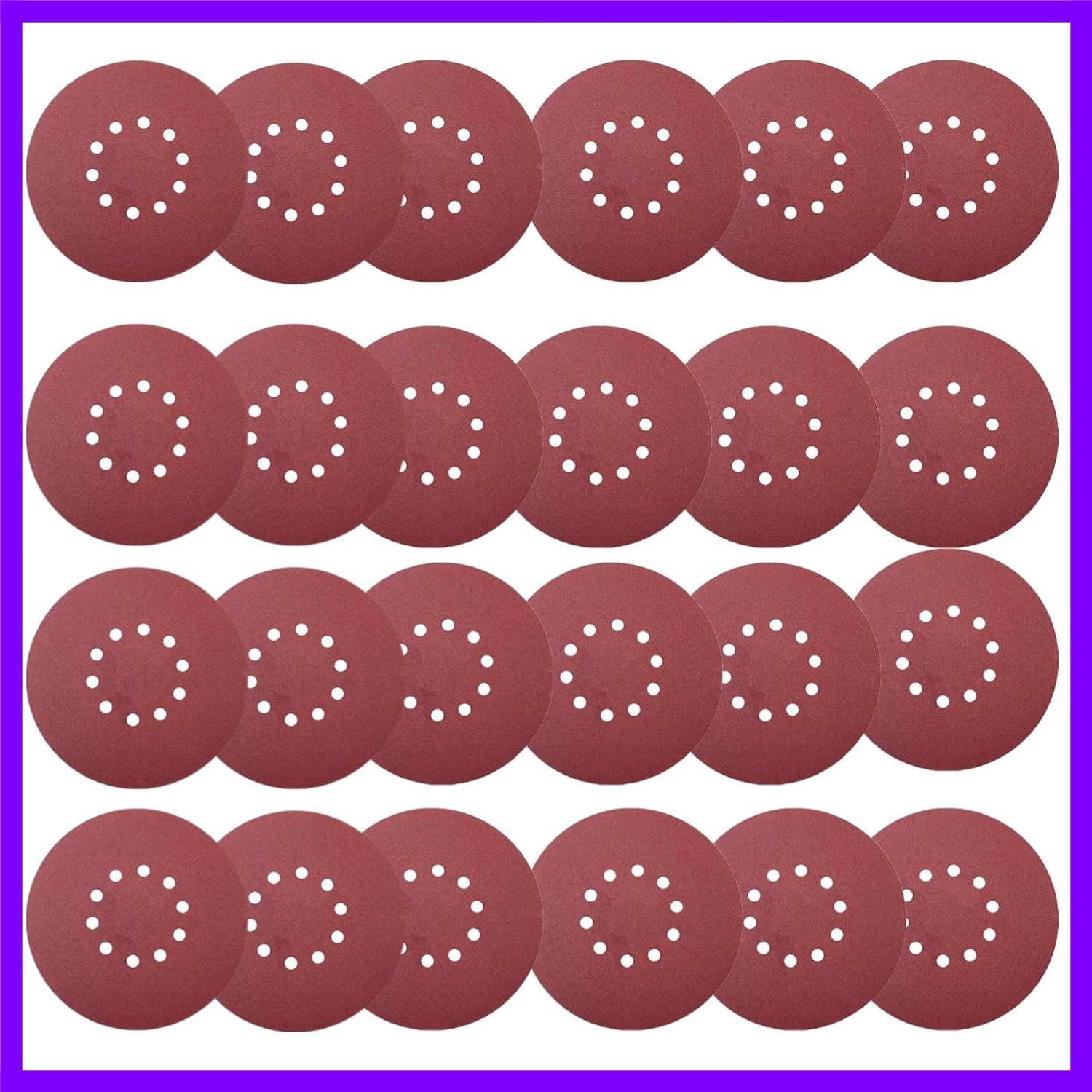 50 PCS 9-Inch 10-Hole Hook-and-Loop Sanding Discs for Drywall Sander -10 Pack…