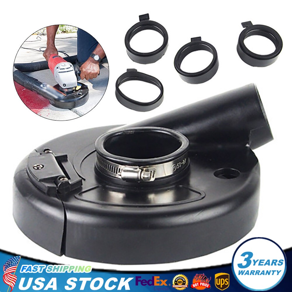 7-Inch Vacuum Dust Shroud for Angle Grinder – Efficient Dust Control Attachments