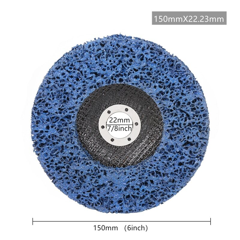 4″-7” Poly Strip Disc Wheel Paint Rust Removal Clean Abrasive for Angle Grinder