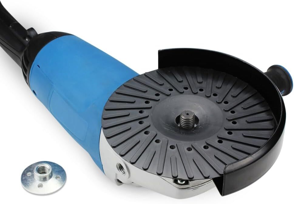 7″ x 5/8″-11 Resin Fiber Disc Backing Pad w/ Lock Nut for Angle Grinder Ribbed