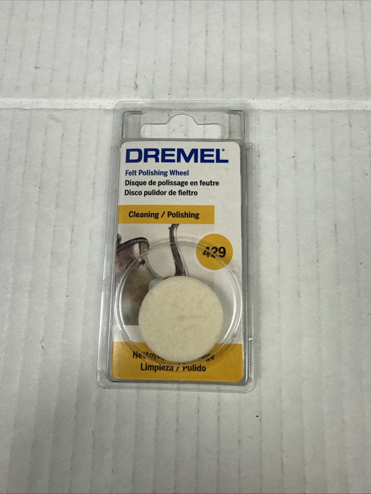 DREMEL 429 ROTARY POWER TOOL 1″ FELT POLISHING WHEEL ATTACHMENT NEW SALE