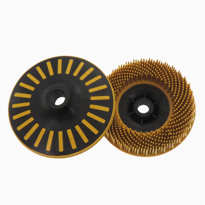 4.5″ Cyclone Polishing Brush 5/8-11NC Electric Drill Cleaning Brush Brush Head