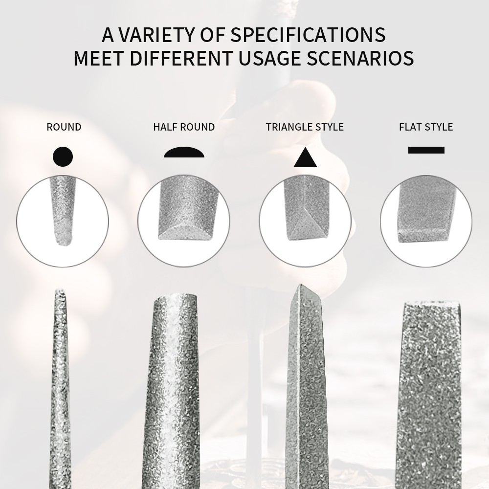 Durable High Quality Diamond Flat File Flat File Sliver Needle Flat Long-lasting