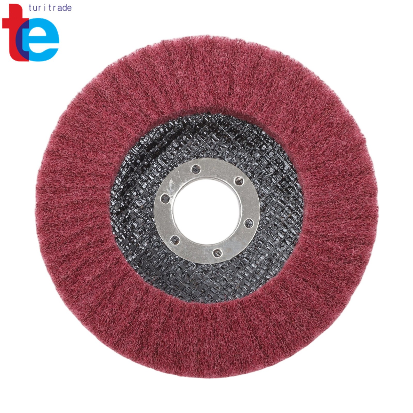 10 Pcs 4-1/2″ Scour Flap Discs 180/320 Grit – Paint & Rust Remover for Metal