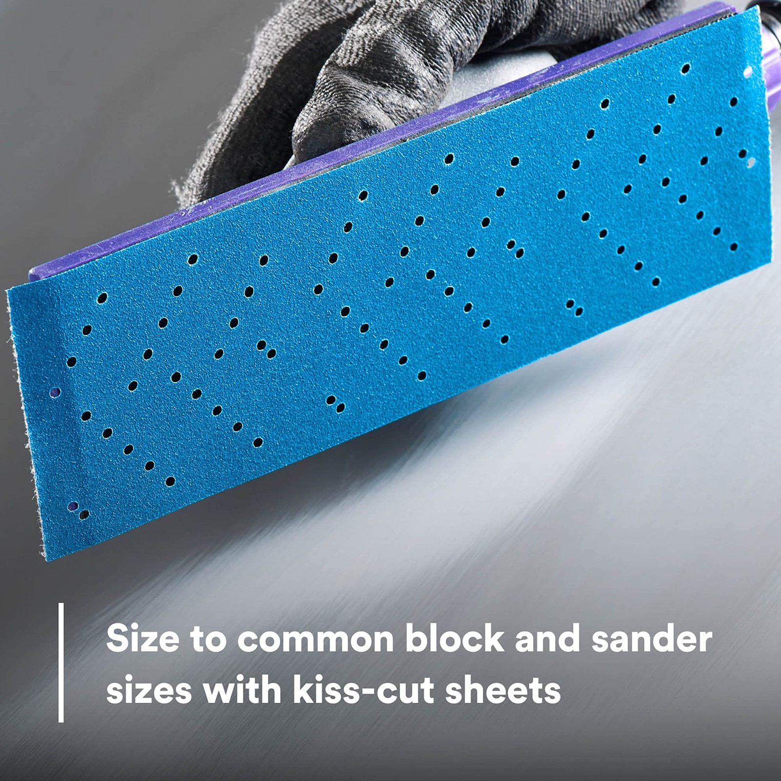 3M Hookit Blue 36195 Abrasive Sheet Roll 320 Grit 2.75 Inch x 13 Yard Ceramic