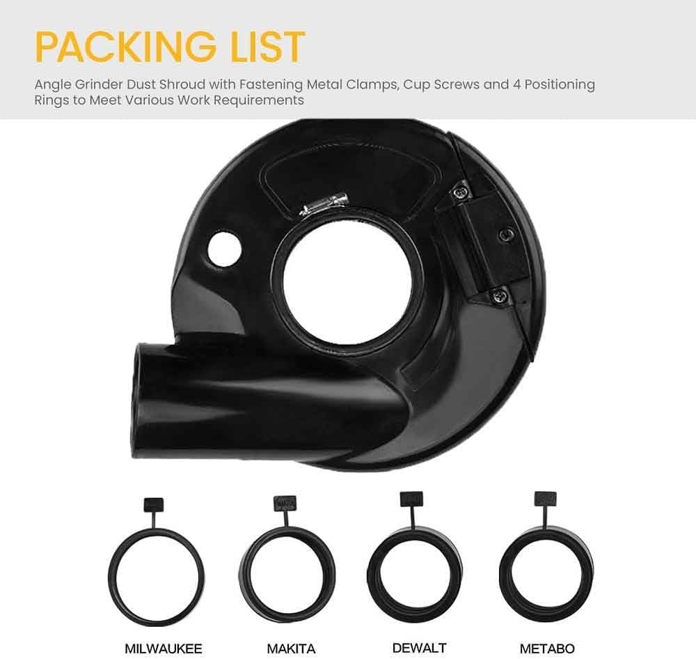 Universal 7-Inch Dust Shroud for Angle Grinders – Effortless Surface Polishing