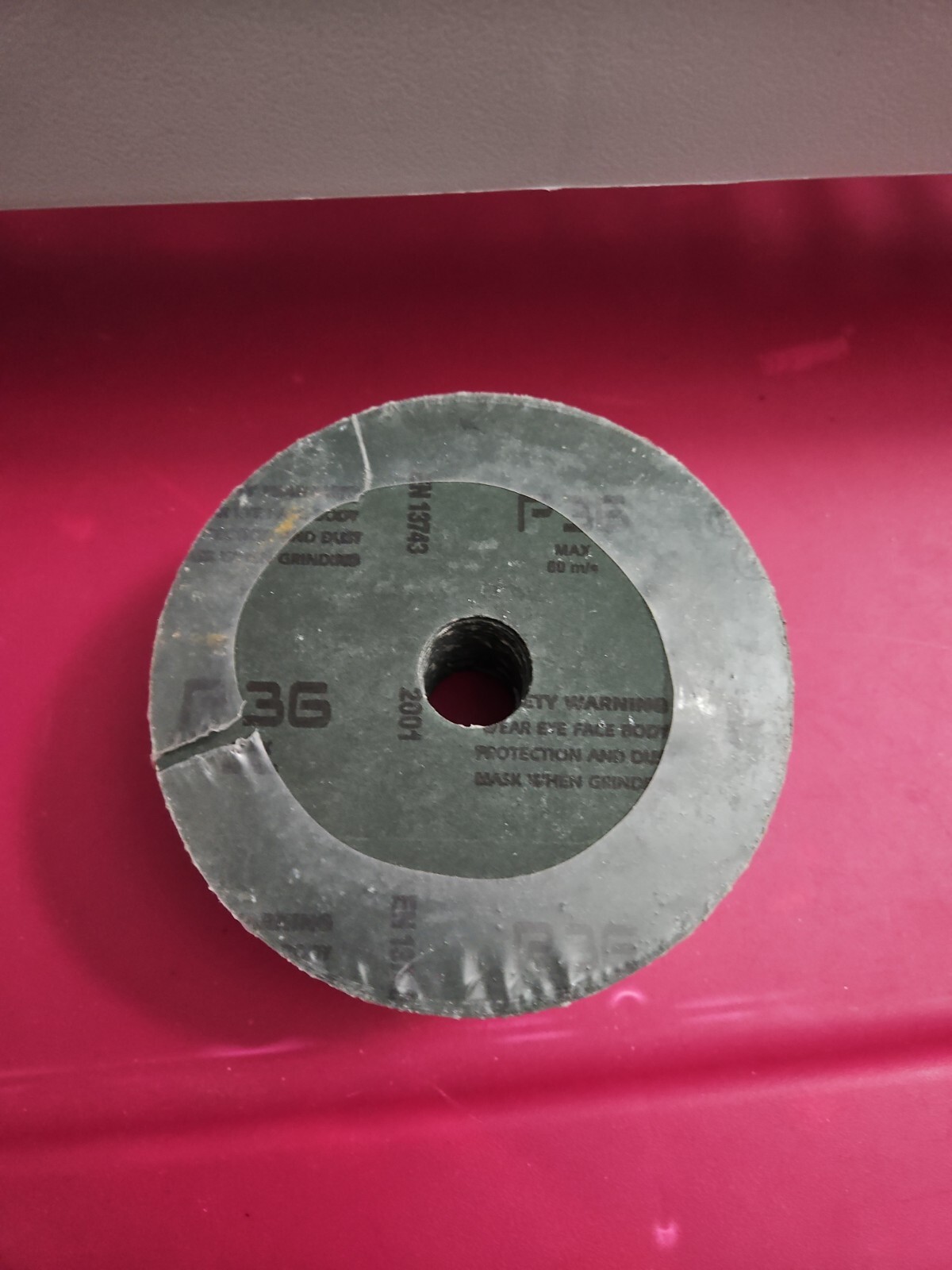 25PCS 5 In Calcined A/O Resin Fiber Sanding Grinding Disc 36 Grit