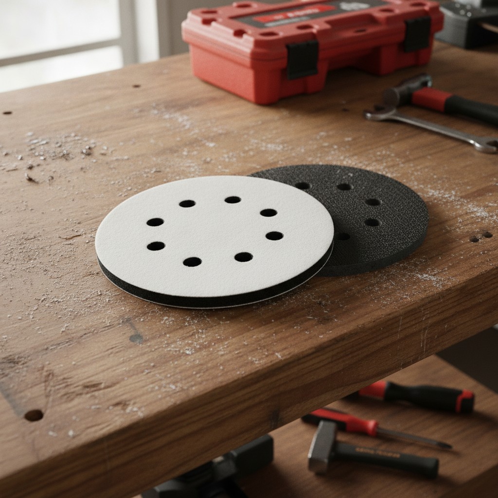 Inch 8 Hole Sponge Cushion Buffer Pads for Orbital Sander 2 Pack