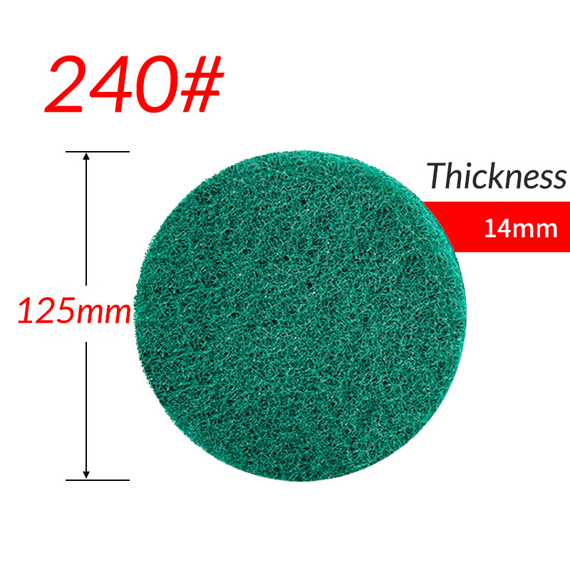125mm Scotchbrit-e Sanding Discs Hook & Loop Abrasive Finishing Cleaning Pads