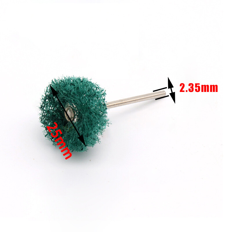 2.35mm Shank Fiber Scouring Pad Grinding Head Rotary Tool For Polishing Sanding