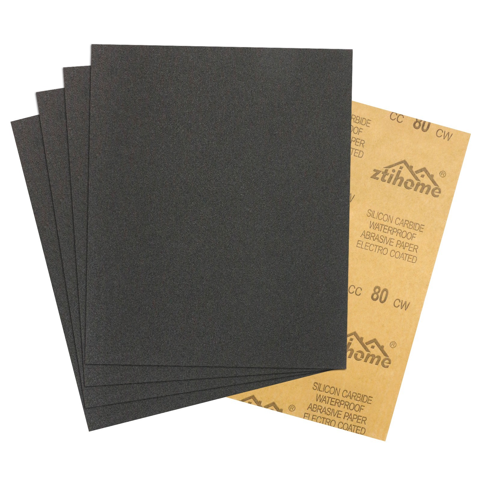 Waterproof Wet Dry Sandpaper Multi Grit Abrasive Sheets for Metal Wood & Plastic
