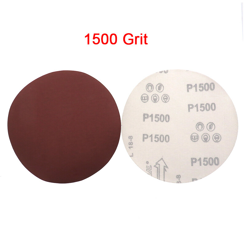 6″ 150mm Hook and Loop Sanding Discs Sandpaper Glued Backing Pads 60 – 2000 Grit