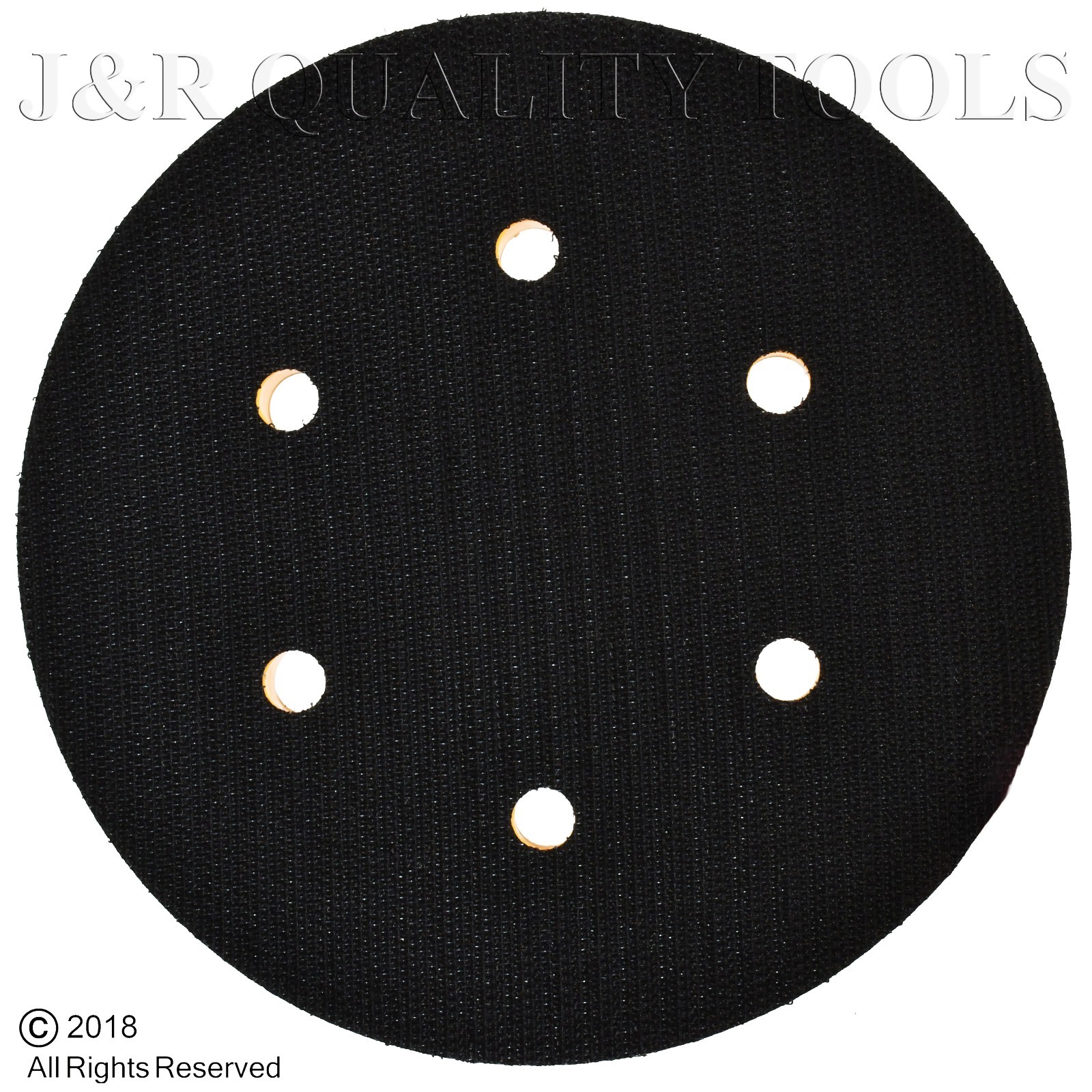 6″ Hook & Loop Sanding Pad Air Vacuum Sander Grinder Tools For Grinding Sanding