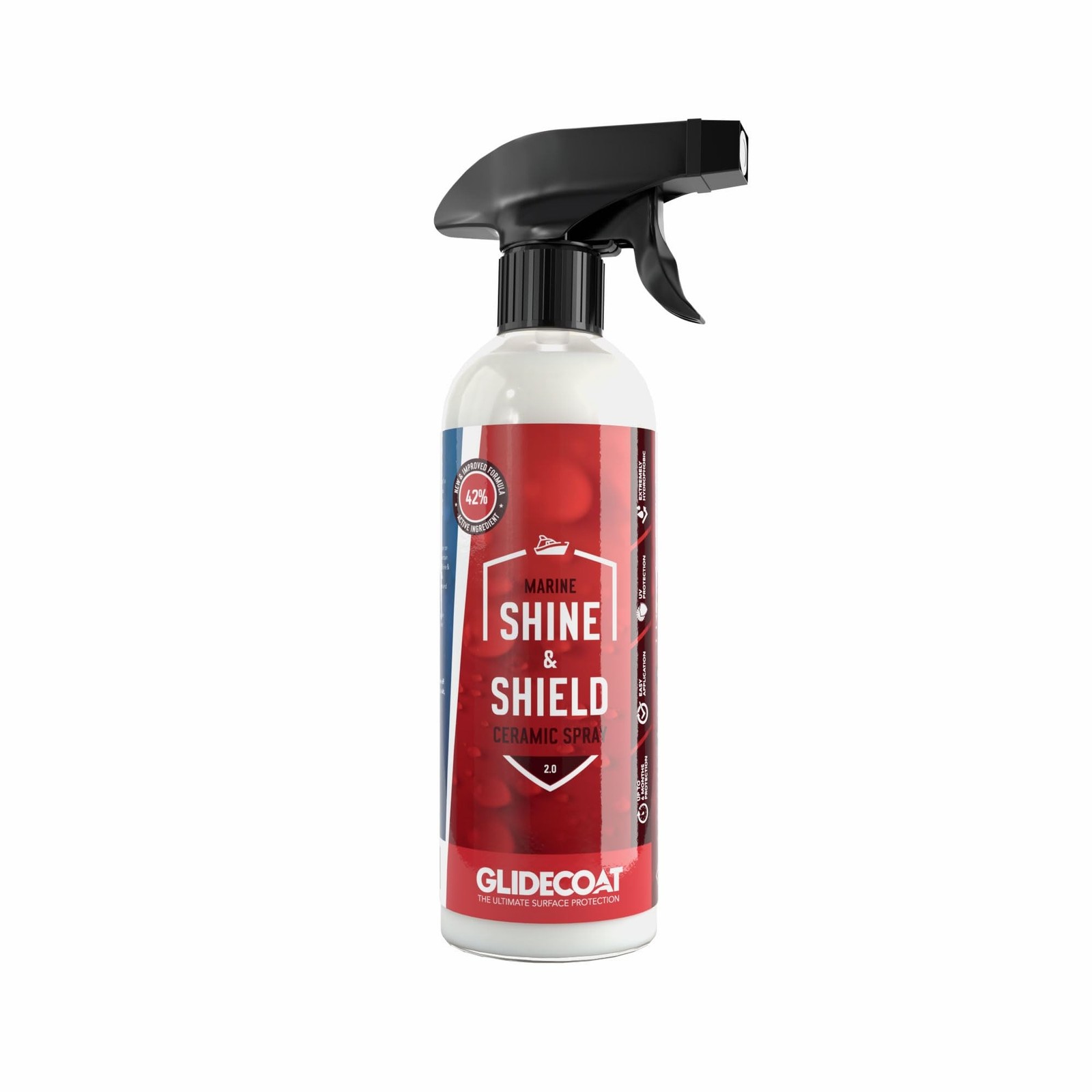 Marine Shine & Shield | 42% Ceramic Spray | Better than Boat Wax | Hydrophobi…