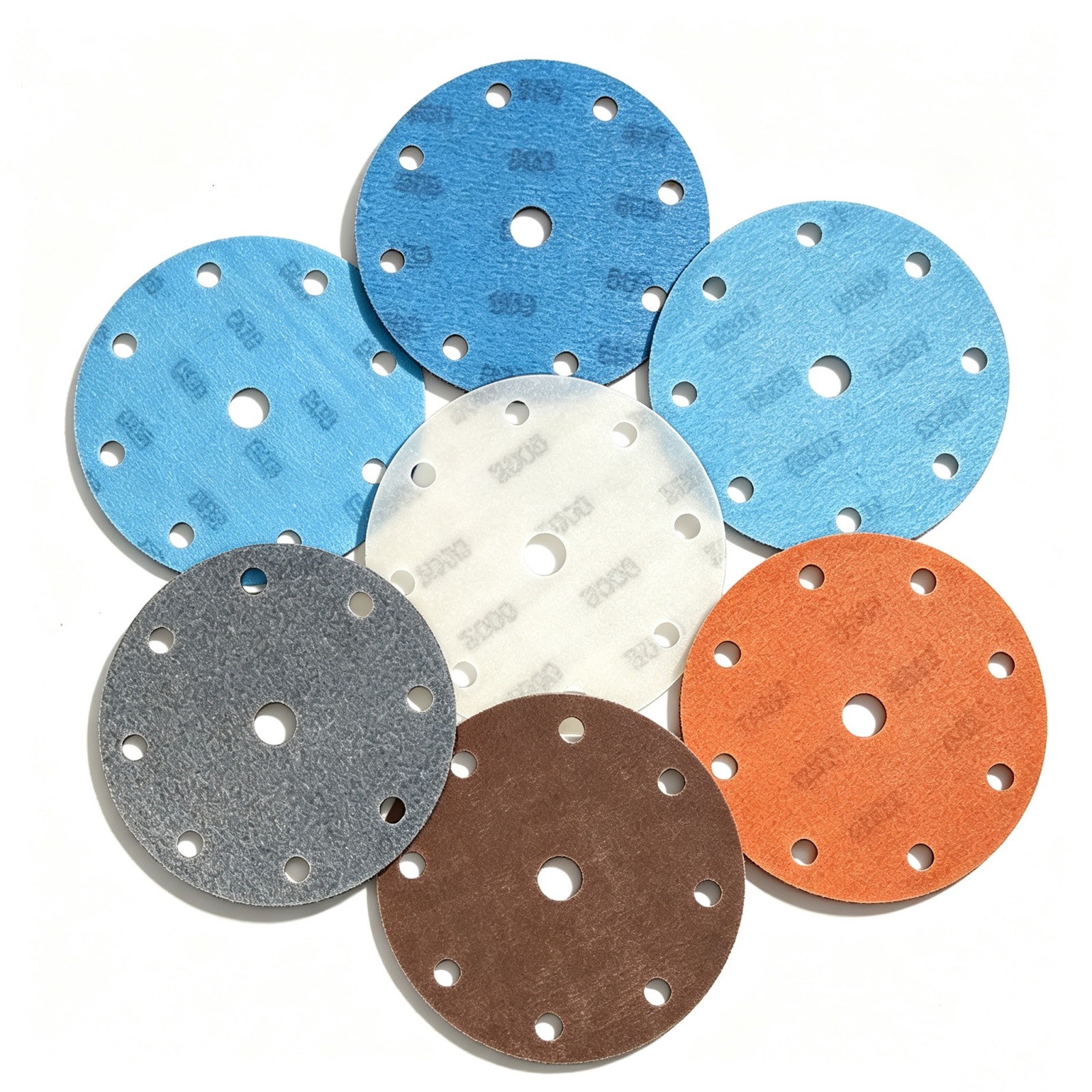 6″ 150mm Wet and Dry Sanding Discs Film Sandpaper Hook & Loop Pads 600-5000 Grit