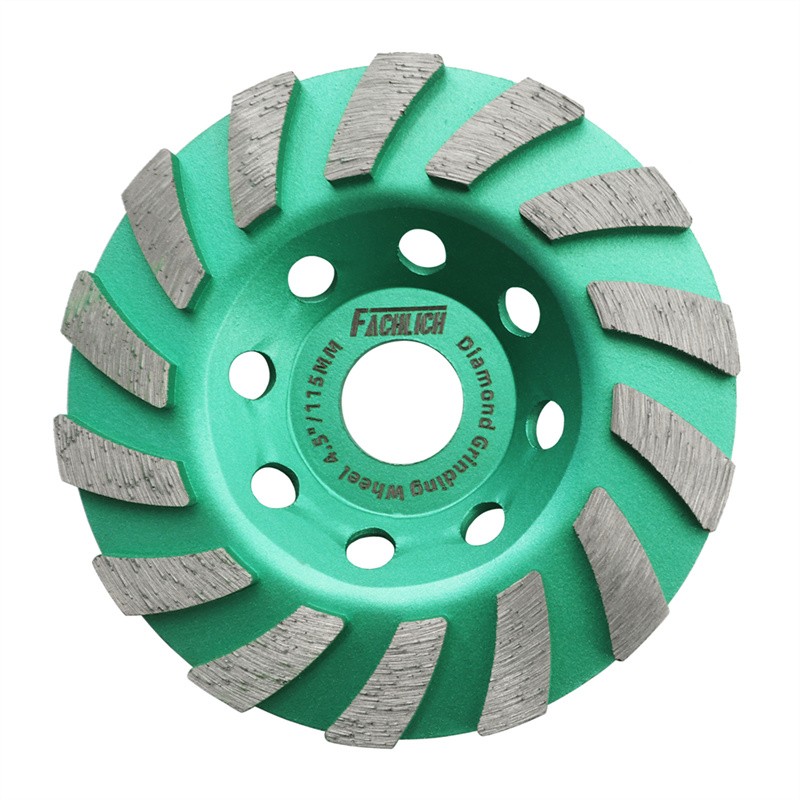 FACHLICH 1/2/3/5pcs 4.5inch/115mm Diamond Turbo Sintered Grinding Wheel Concrete