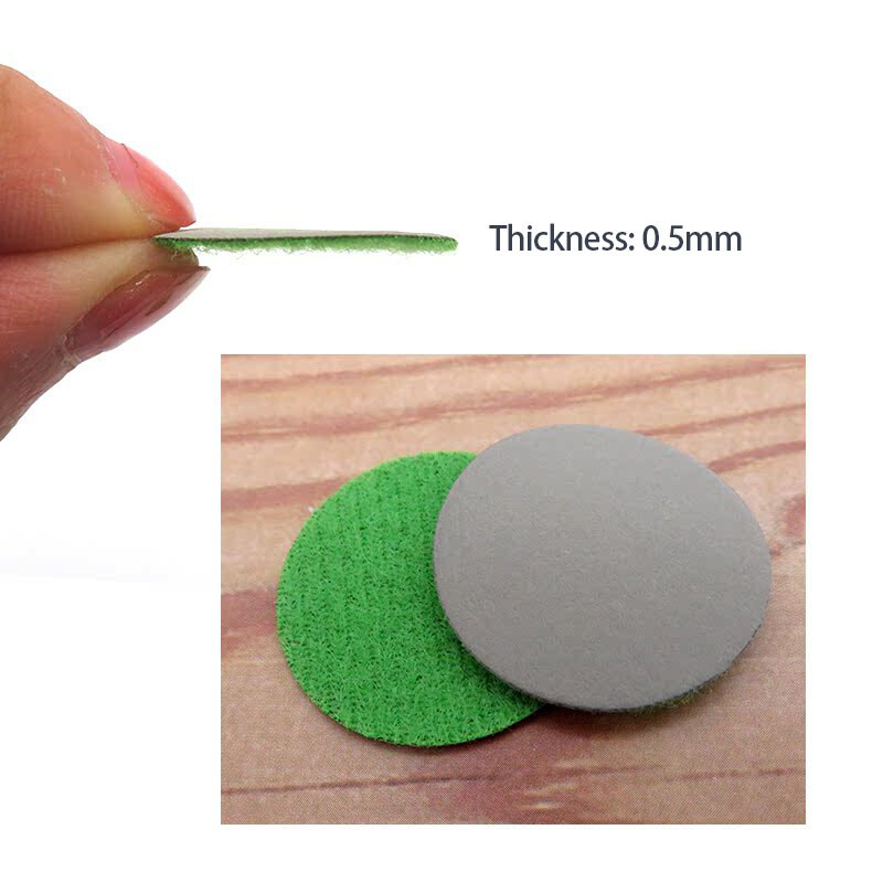 1-Inch Mini Flocking Disc Sandpaper 60-10000 Grit Hook And Loop Diameter 25mm