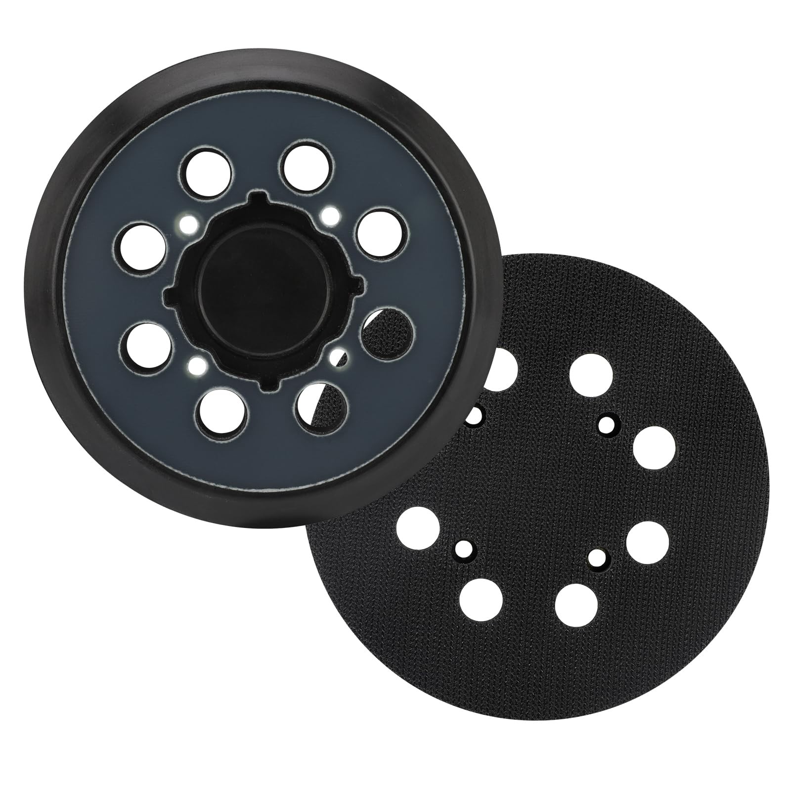 2 Pack Sander Pad for Dewalt DWE64233 & N329079, 5″ 8 Hole Hook and Loop Orbital