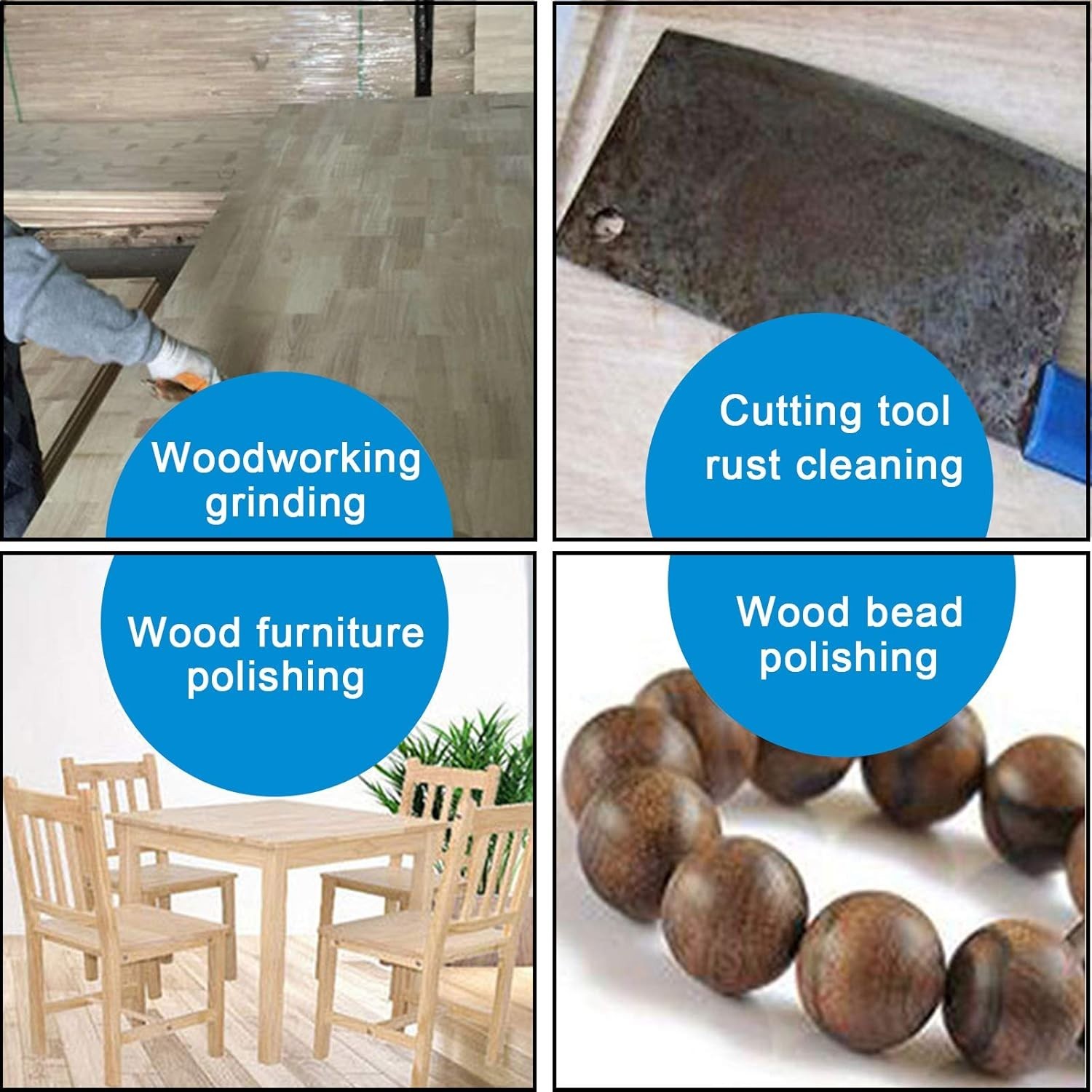 Bokwin 16Pcs Sanding Sponge 800-1000 Grit Washable Sponge Sand Blocks Wet & Dry