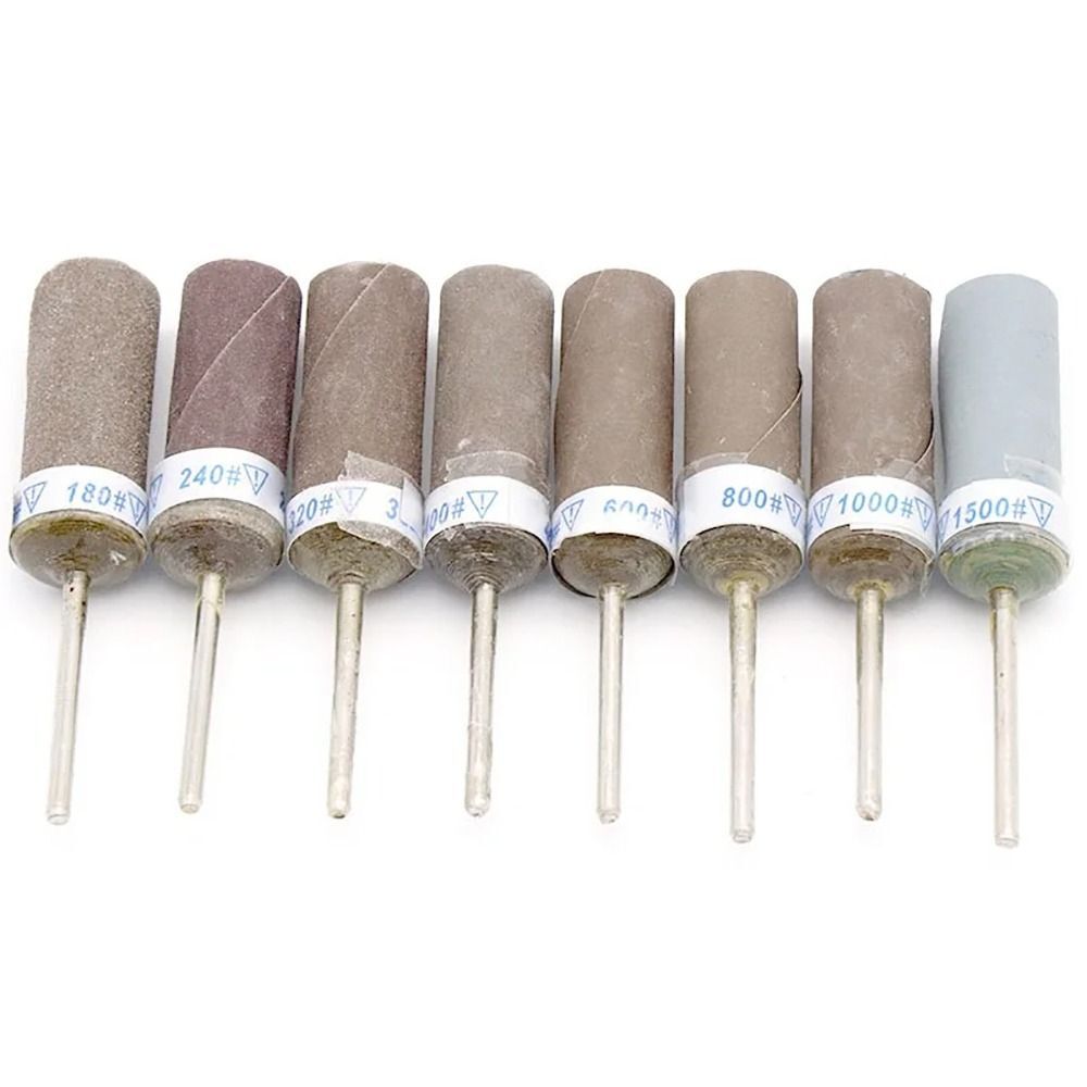 2.35mm Shank Sandpaper Polishing Rod Jade Grinding Wheels Head 180 – 10000Grit