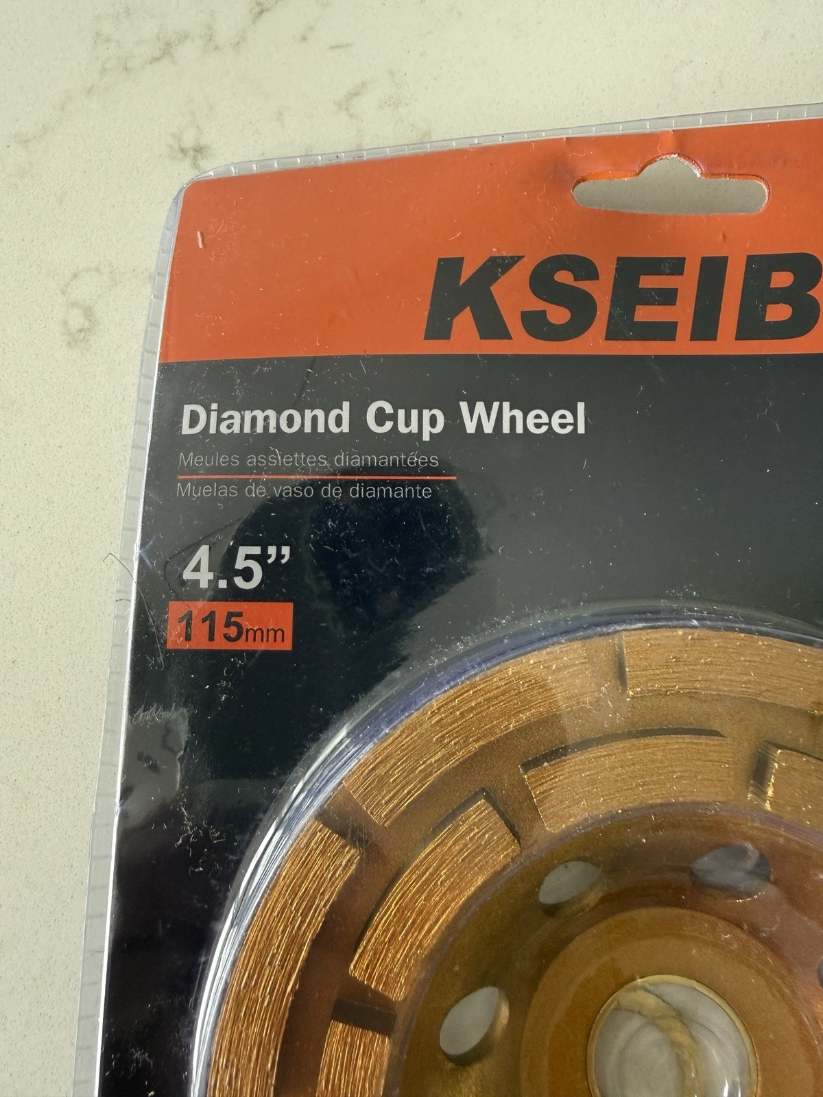 Kseibi 4.5” Diamond Cup Grinding Wheel Smooth Finish – Concrete/ Brick – #644030