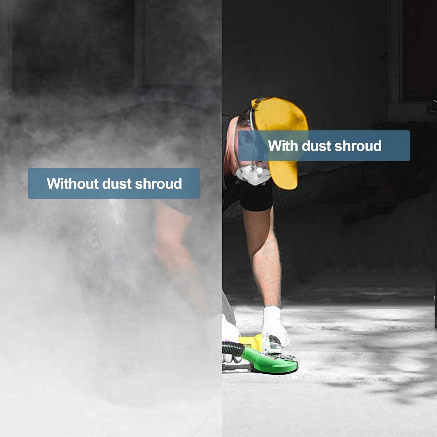 Ultimate 7-Inch Angle Grinder Dust Shroud – Spring Seal, Edge Access, & More