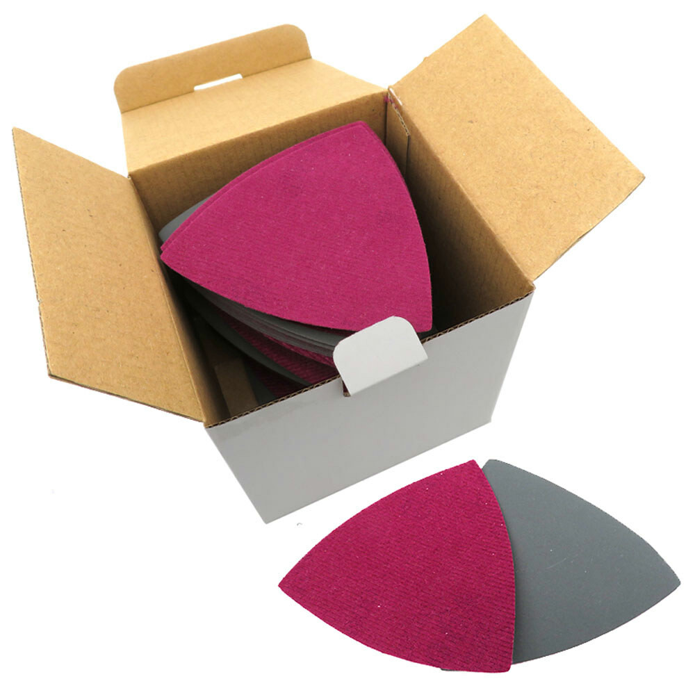Mouse Sanding Sheets Discs 90x90x90mm Triangle Sandpaper Pads 60 – 10000 Grit